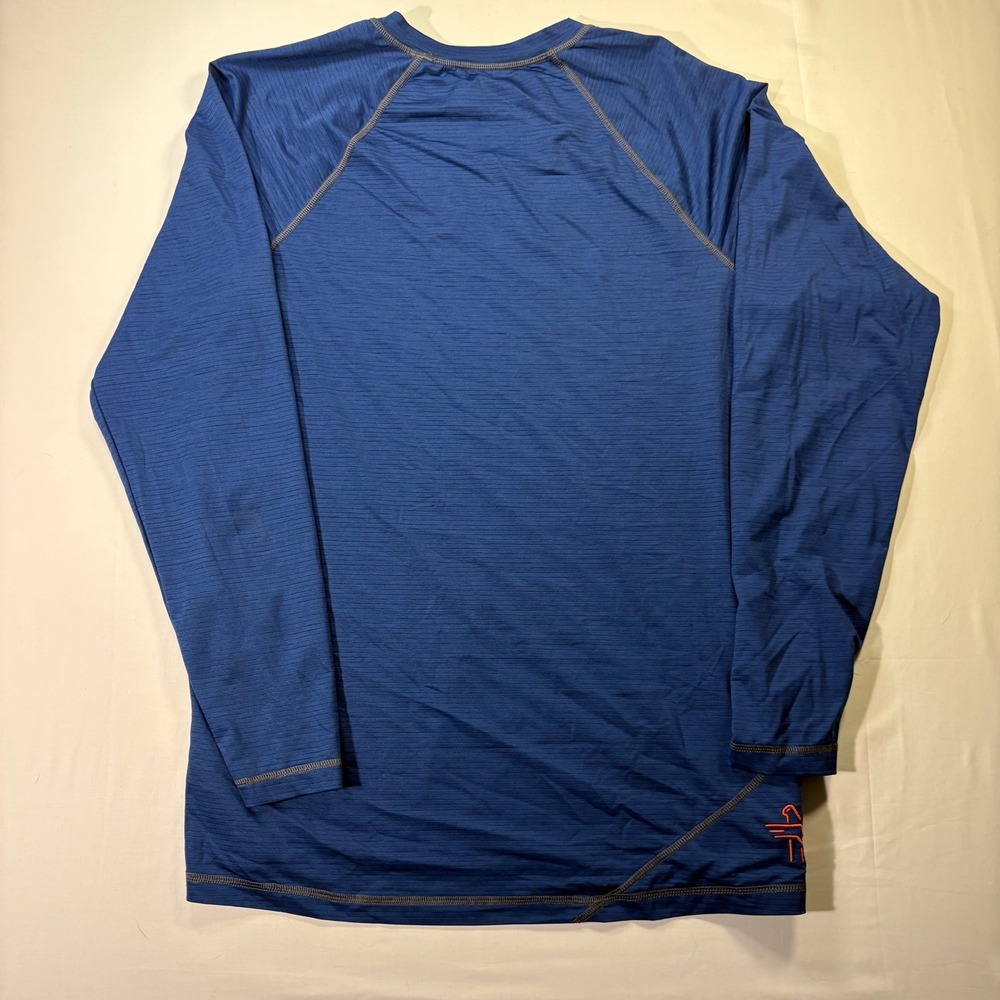 KETL Mountain Apparel Mens Blue Long Sleeve Performance Shirt Size M Raglan Tee - Picture 6 of 7